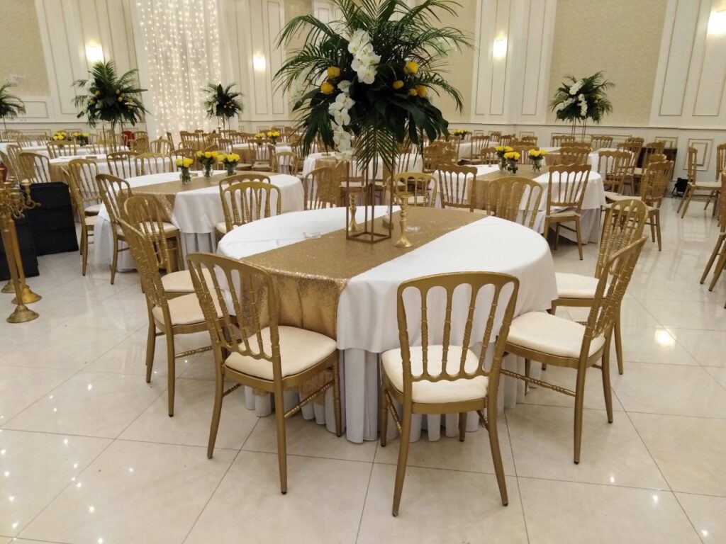 iznajmljivanje stolova i stolica za svadbe